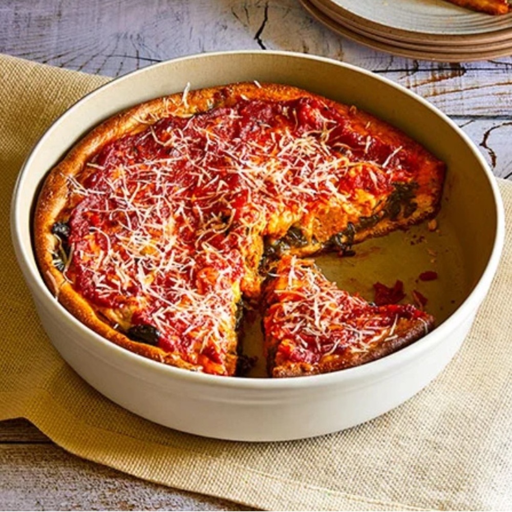 The pampered chef quiche dish